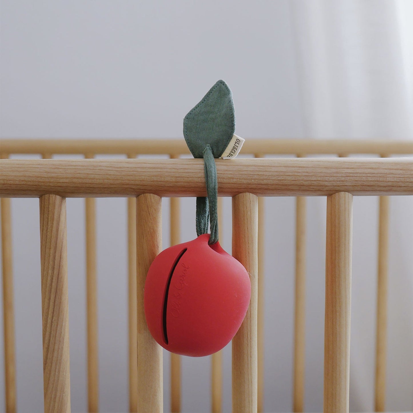 Pepa the Apple Pacifier Holder