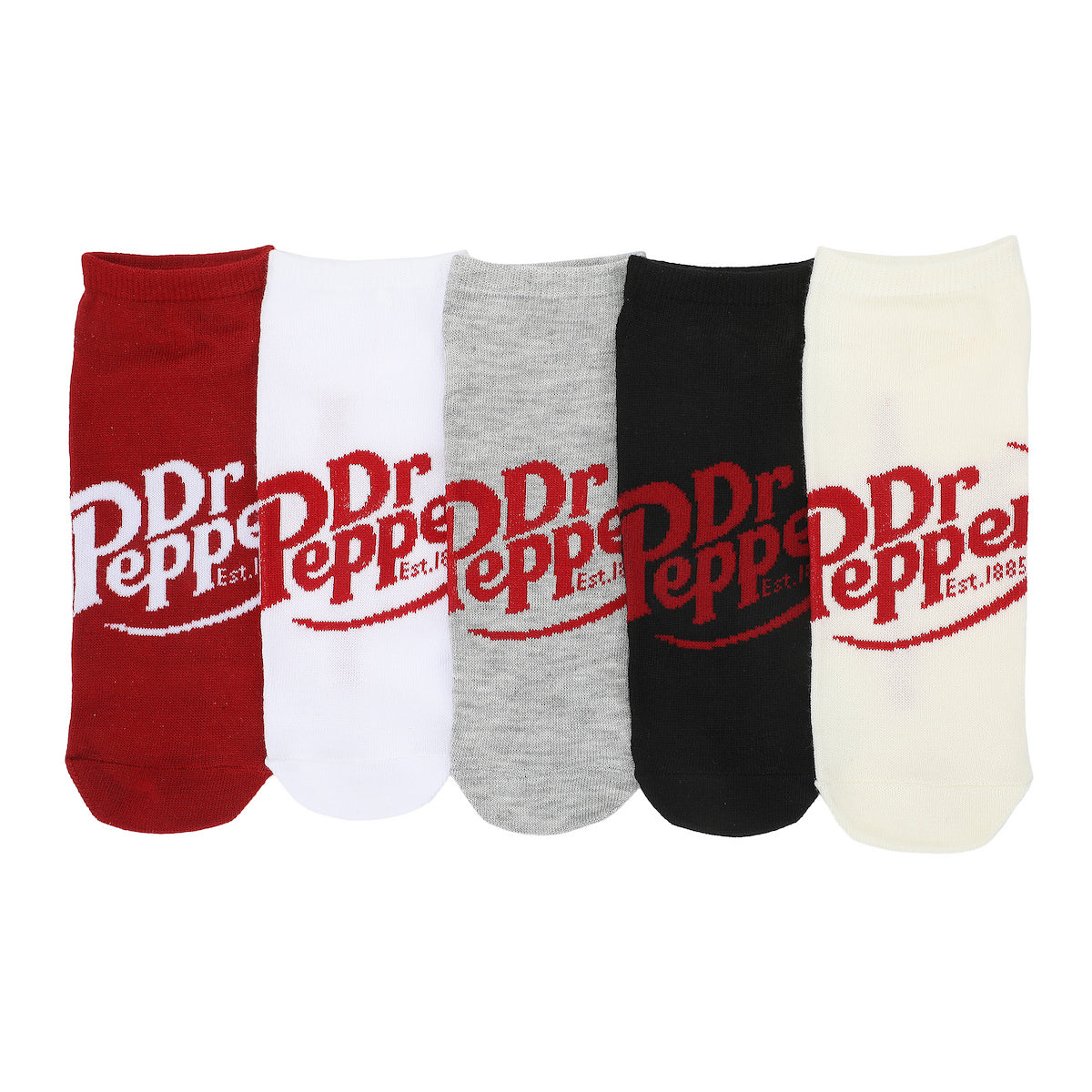 Chaussettes femme Dr Pepper avec logo - lot de 5 paires