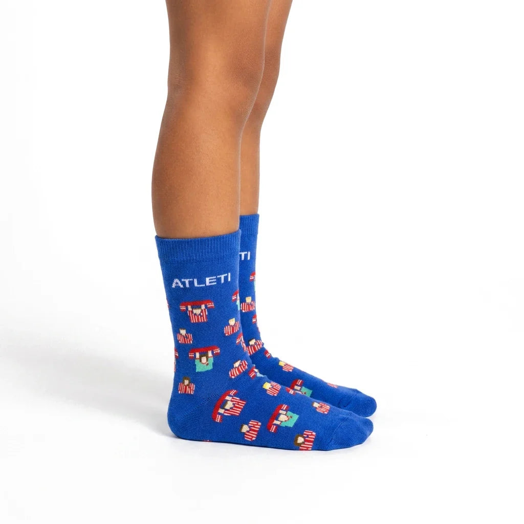 Chaussettes Enfant Atlético de Madrid « Supporters » – Bleu - Chulé
