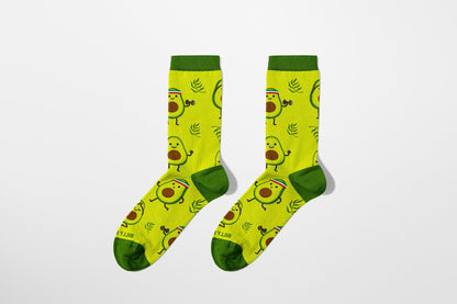 👨‍👩‍👧 Pack Chaussettes Familiar – Papá & Mini Yema 🍳 + Mamá & Mini Avo 🥑