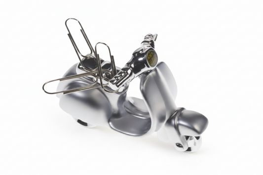 Retro Scooter Paperclip Holder