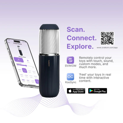 SVAKOM App-controlled Thrusting Male Simulator Masturbator