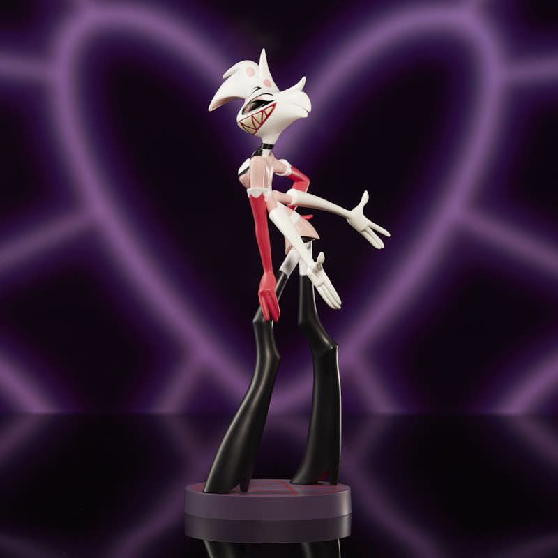 Statue Hazbin Hotel - Angel Dust - vue 3