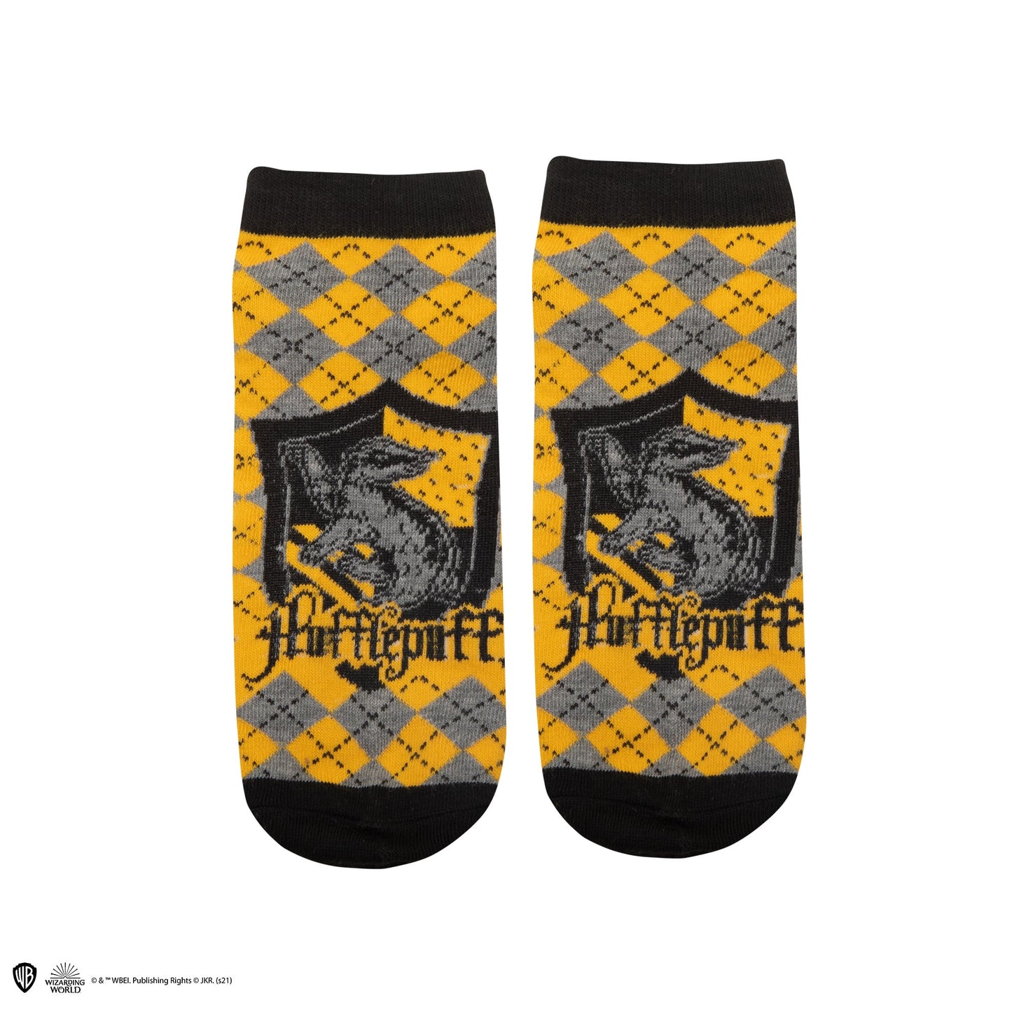 Set of 3 Pairs of Hufflepuff Ankle Socks