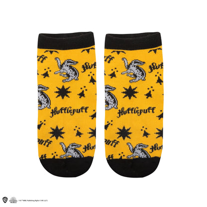 Set of 3 Pairs of Hufflepuff Ankle Socks