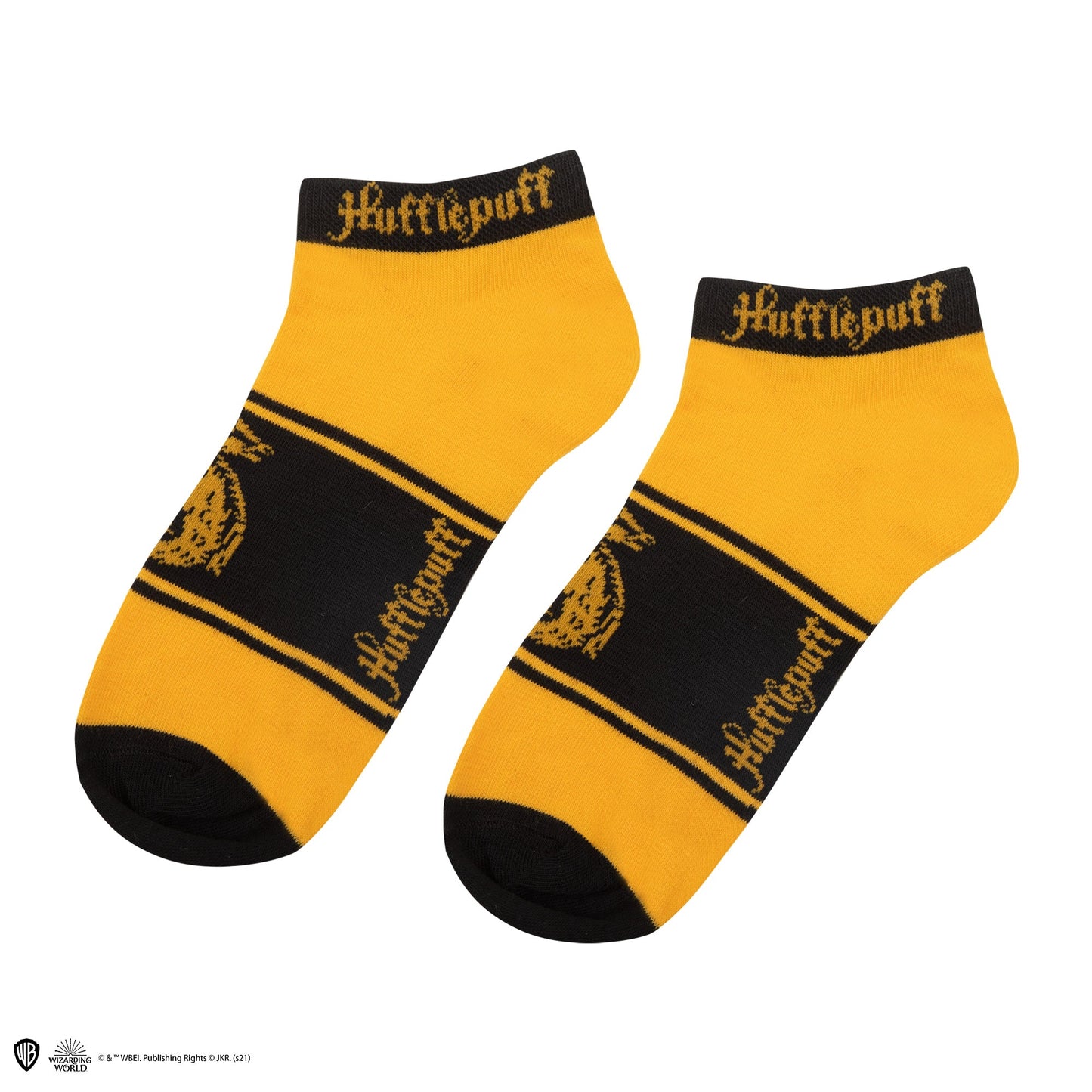 Set of 3 Pairs of Hufflepuff Ankle Socks