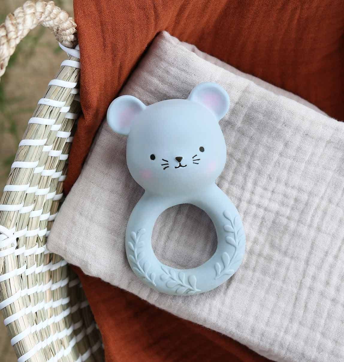 Anello da dentizione a forma di topo