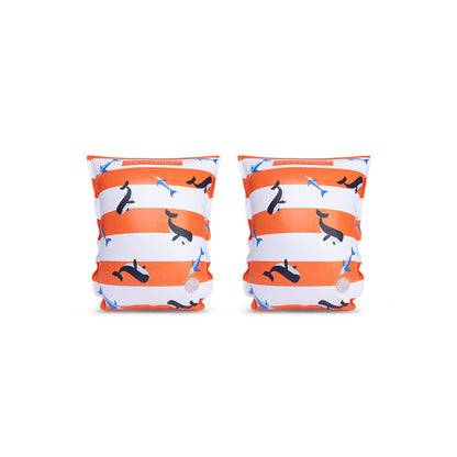 Arm Bands - Red/White - Ocean Stripes
