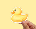 Autocollant Canard Jaune de Bain