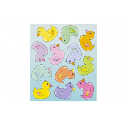 Ducks in Color Stickers (Box of 120 Sheets)