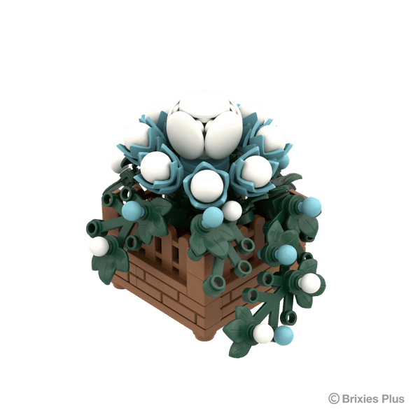 BRIXIES Plus Mini Flower "Azure Blossom"