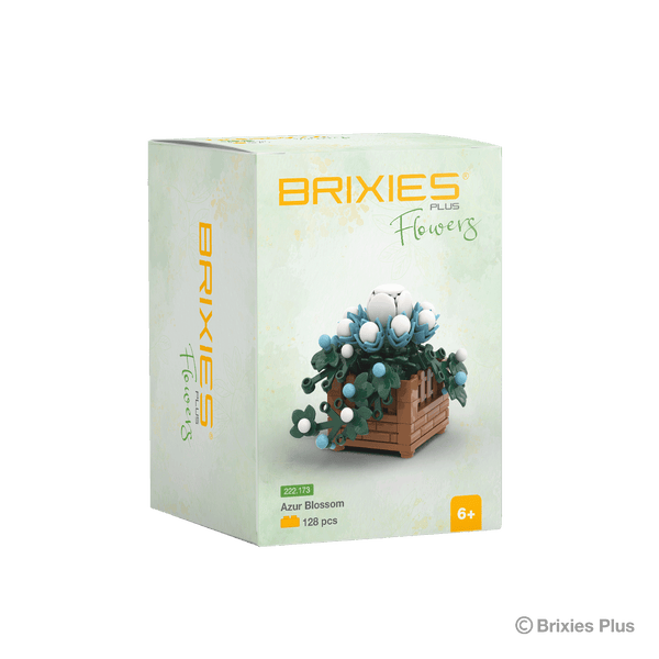 BRIXIES Plus Mini Flower "Azure Blossom"