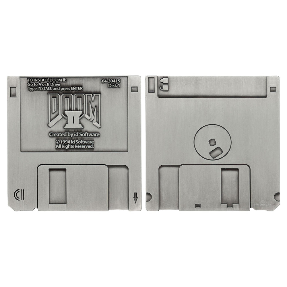 Réplique collector DOOM - II Floppy Disk Antique Silver Edition