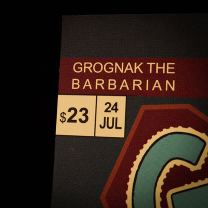Affiche collector Fallout - Grognak A3