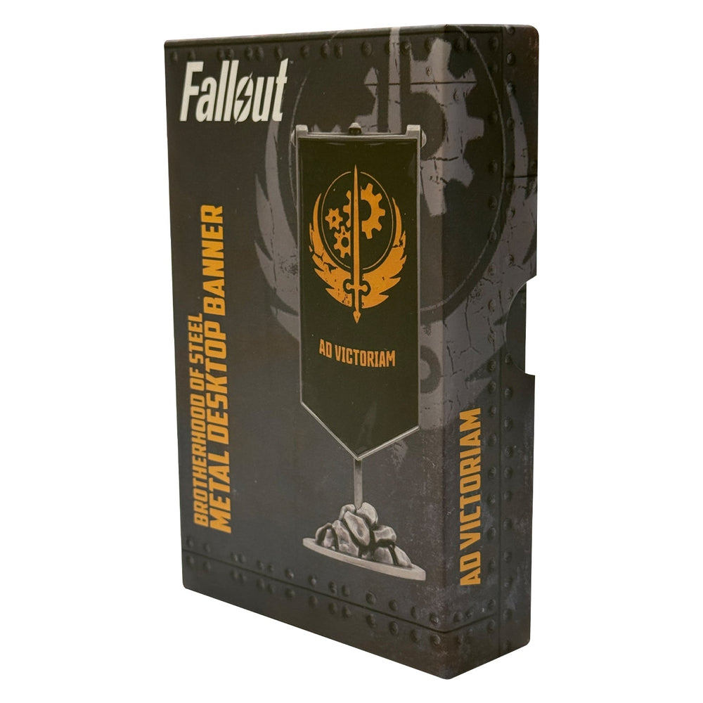 Objet collector Fallout - Brotherhood of Steel Metal Banner