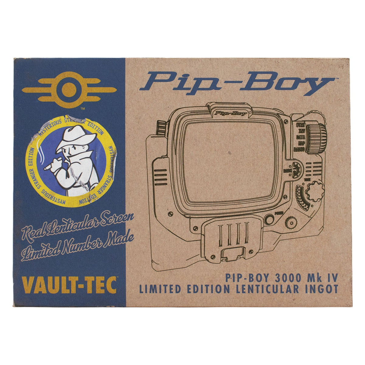 Objet collector Fallout - Pip-Boy Lenticular Ingot – Mysterious Stranger Variant