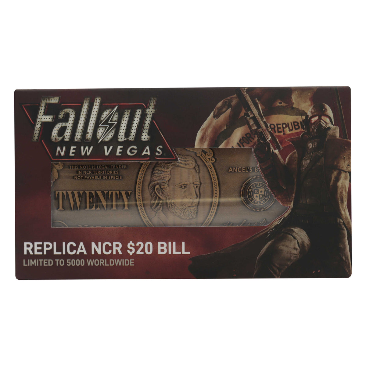 Fallout New Vegas Collector's Replica - NCR $20 Bill