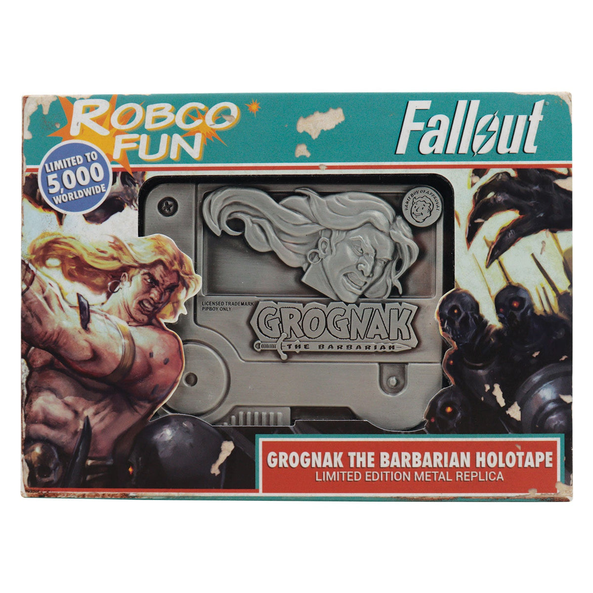 Réplique collector Fallout - Grognak the Barbarian Holotape