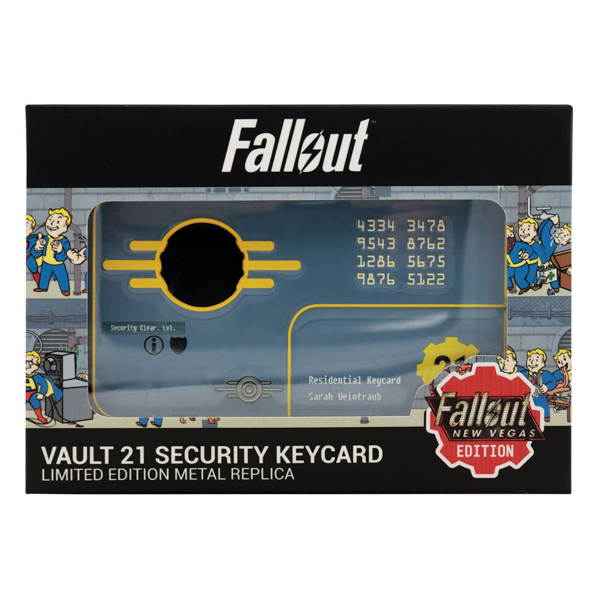 Réplique carte d’accès Fallout New Vegas - Vault 21 Security