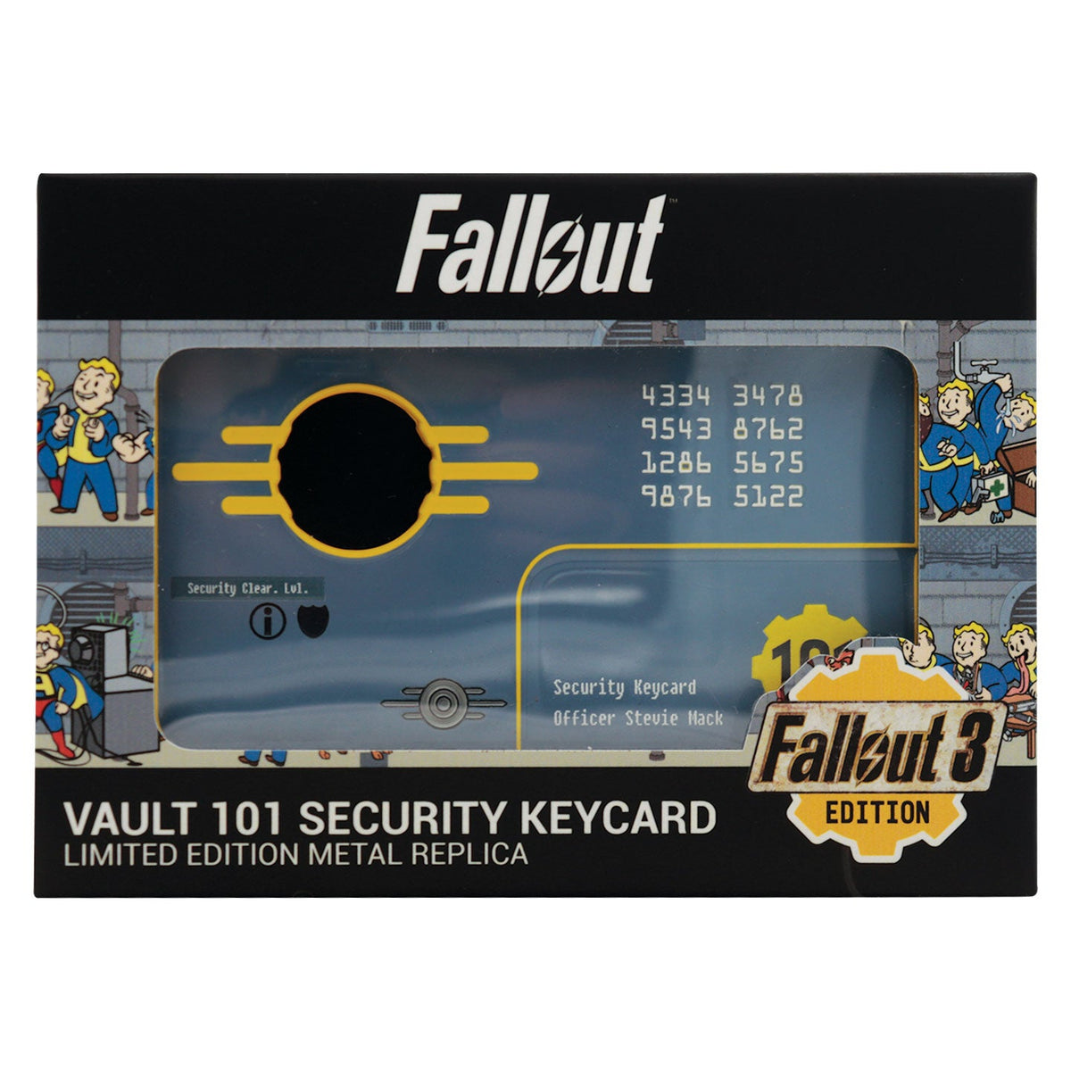 Réplique carte d’accès Fallout - 3 Vault 101 Security