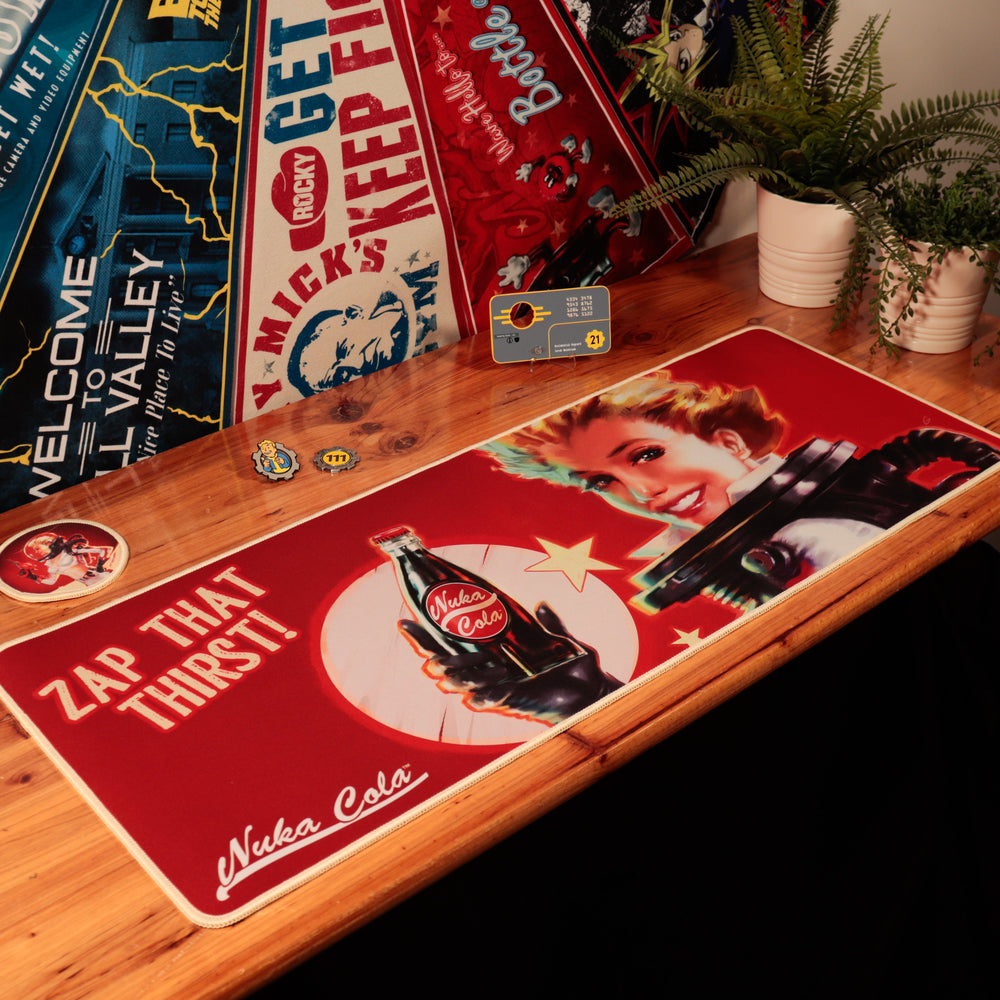 Desk pad & set de sous-verres Fallout - Nuka-Cola XL