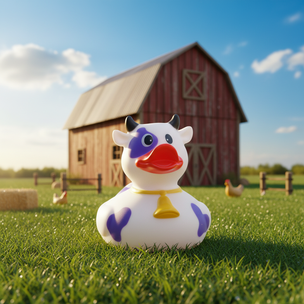 Purple Cow Duck