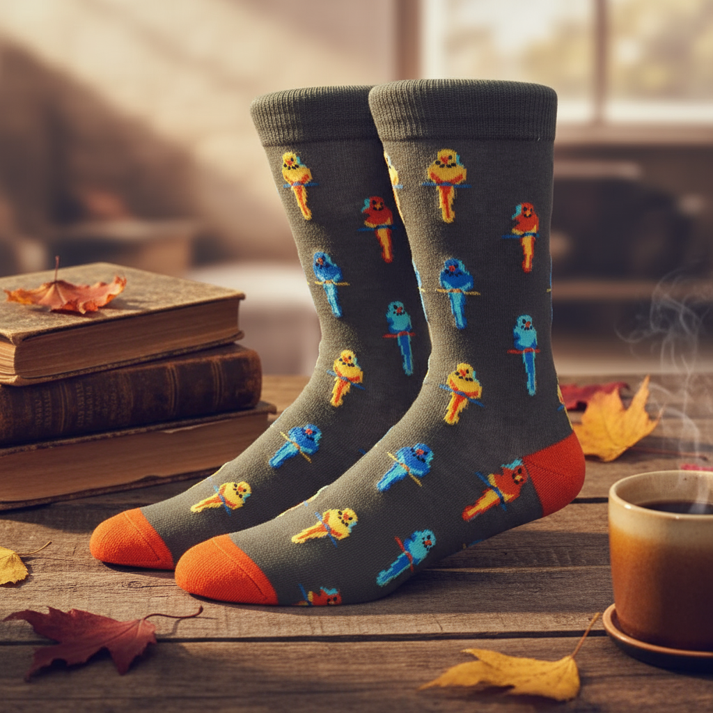 Chaussettes Perroquets Exotiques