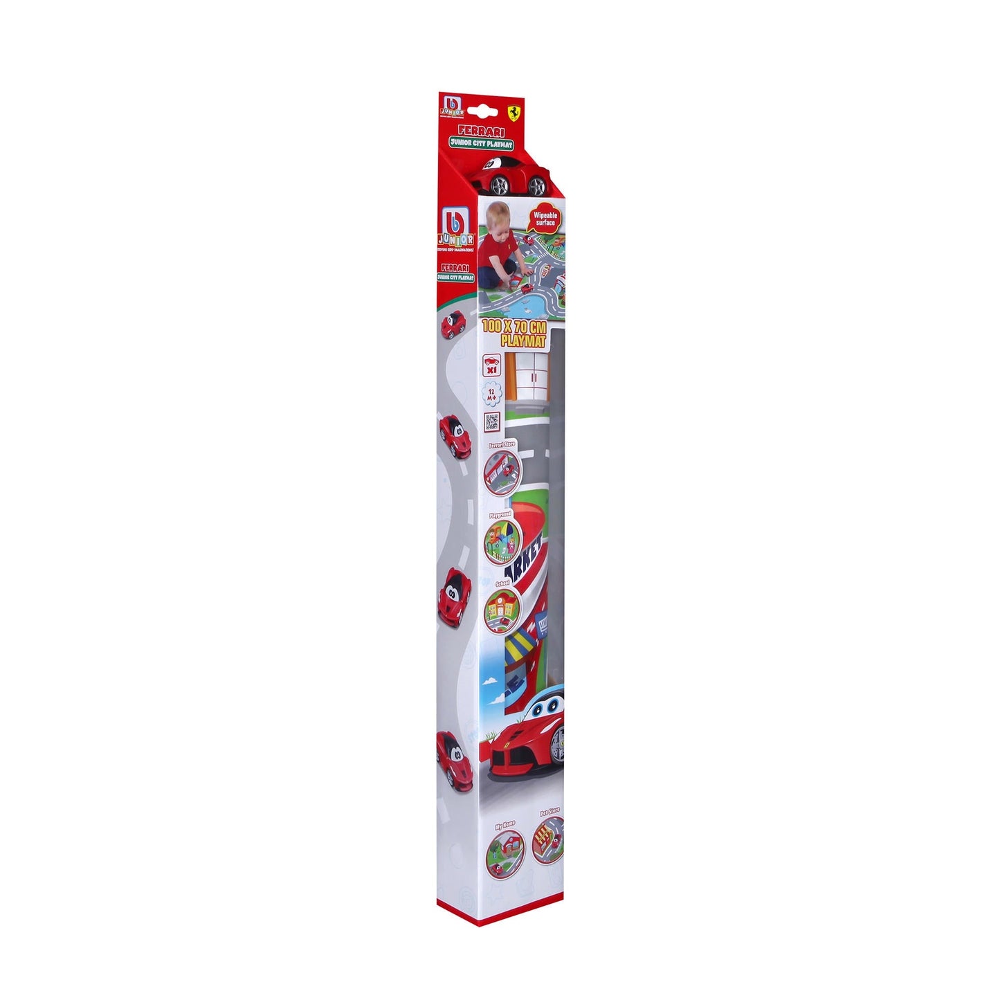 Tapis de jeu BB JUNIOR FERRARI JUNIOR CITY (boîte)
