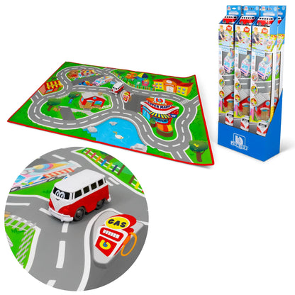 BB JUNIOR VOLKSWAGEN SAMBA VAN JUNIOR CITY Playmat (box)