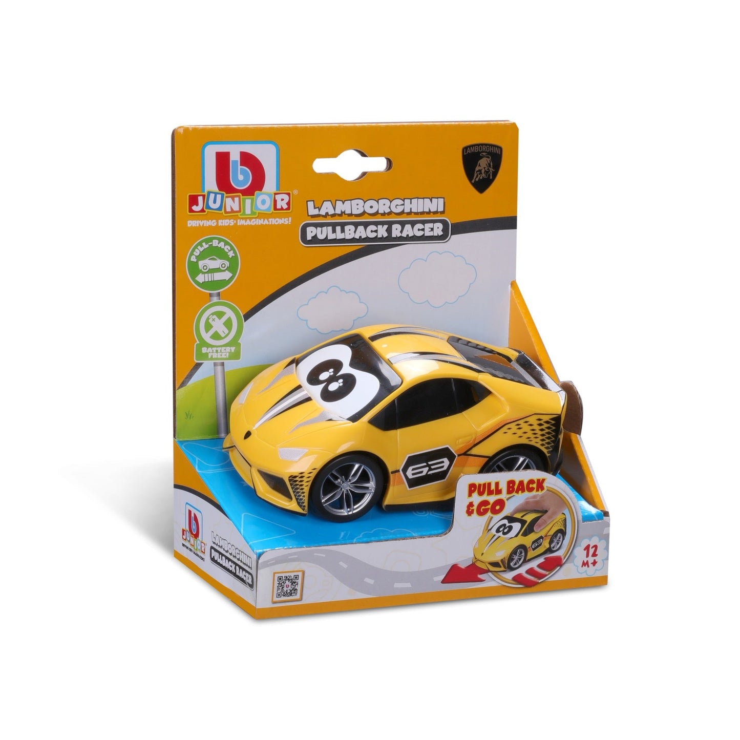 BB JUNIOR PULLBACK RACER LAMBORGHINI HURACAN COUPE