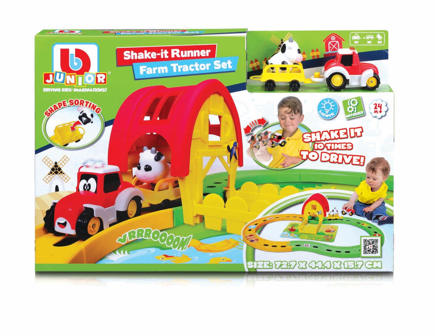 FARM TRACTOR BB JUNIOR SHAKE-IT RUNNER INFINITY TRACK