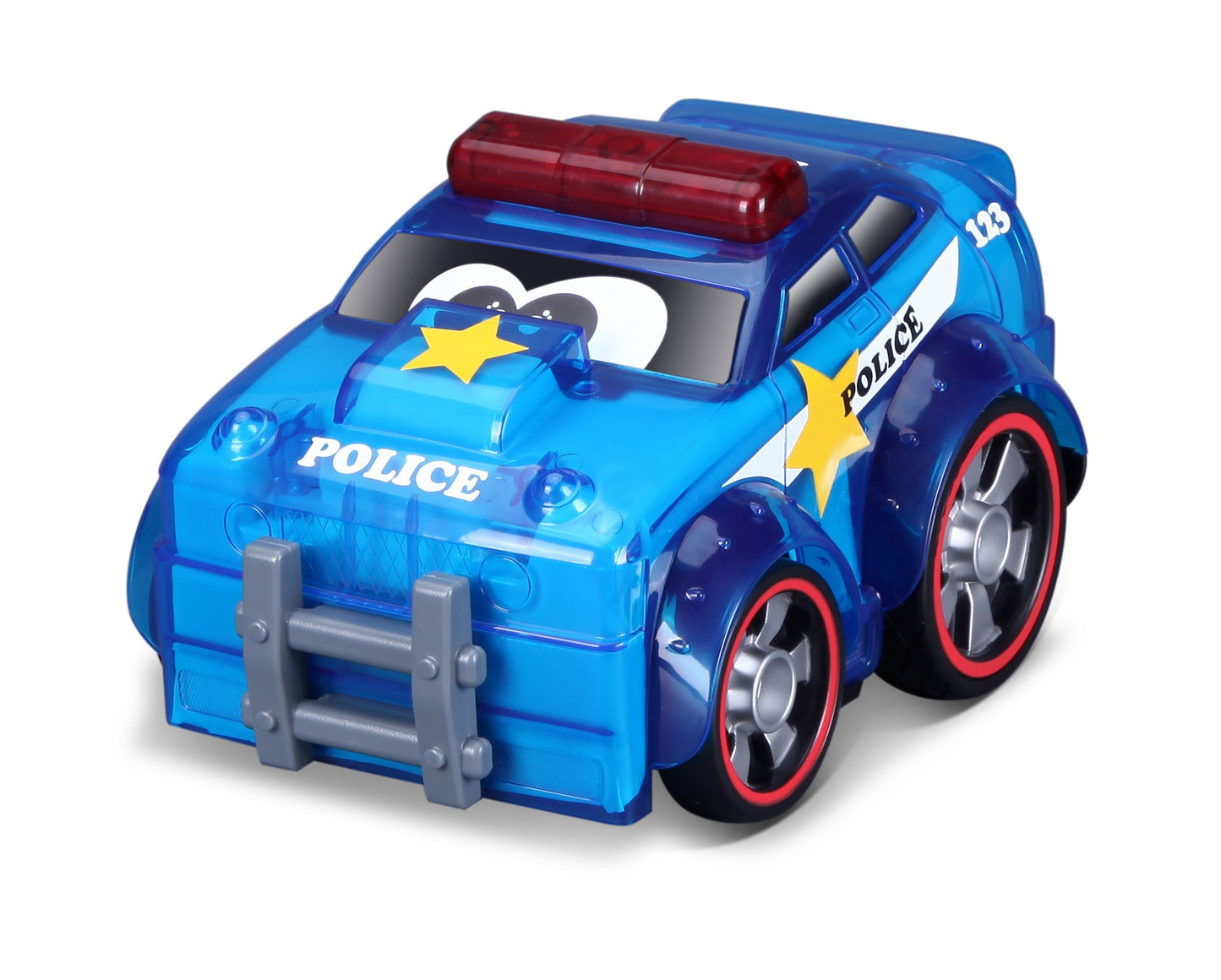 Voiture de police BB JUNIOR à pousser et à briller