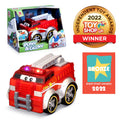 CAMION DE POMPIERS BB JUNIOR PUSH &amp; GLOW
