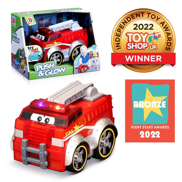 FIRE TRUCK BB JUNIOR PUSH & GLOW