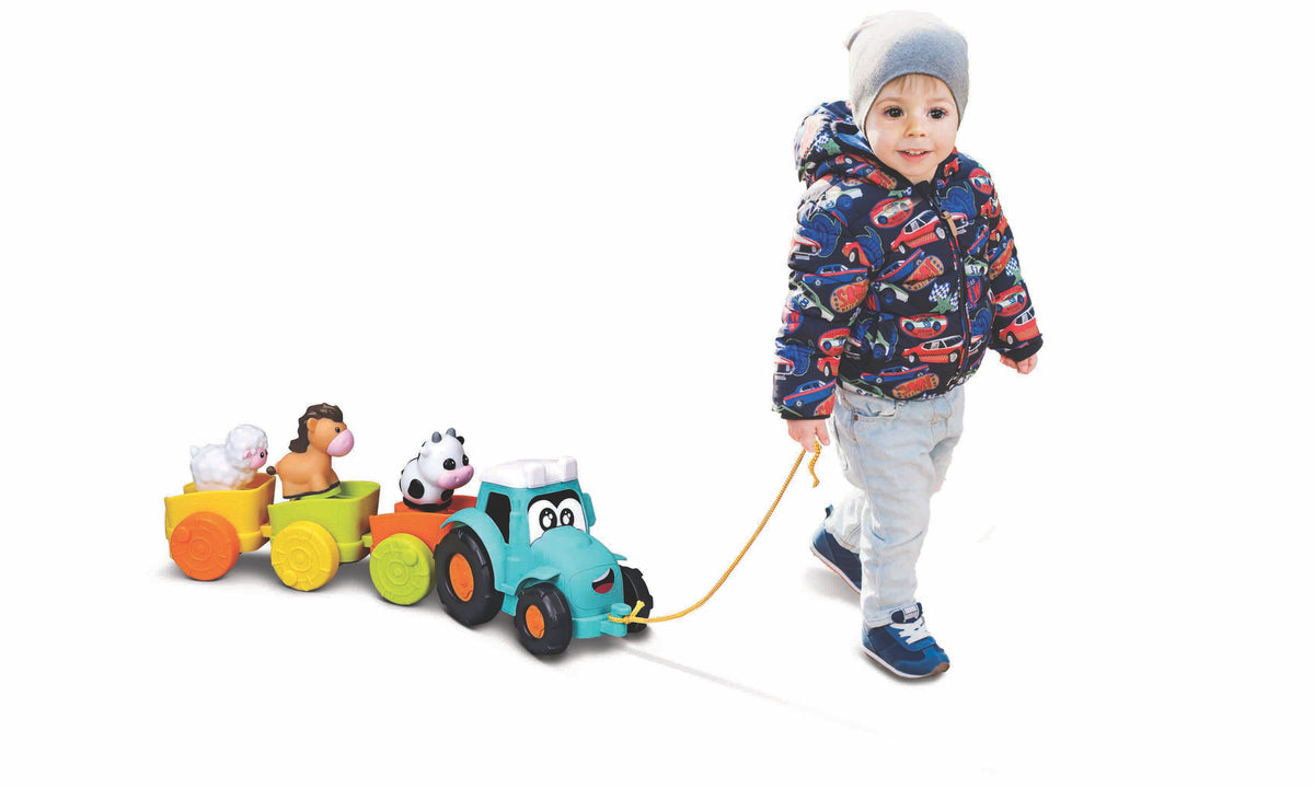 BB JUNIOR PULL-ALONG FARM TRACTOR