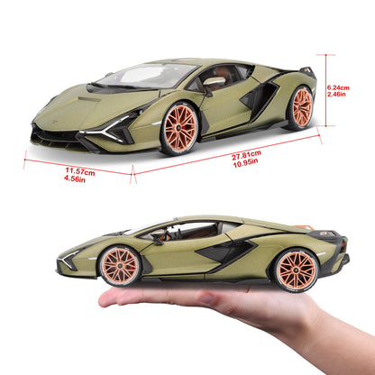 1:18 LAMBORGHINI SIAN VERT MÉTALLIQUE