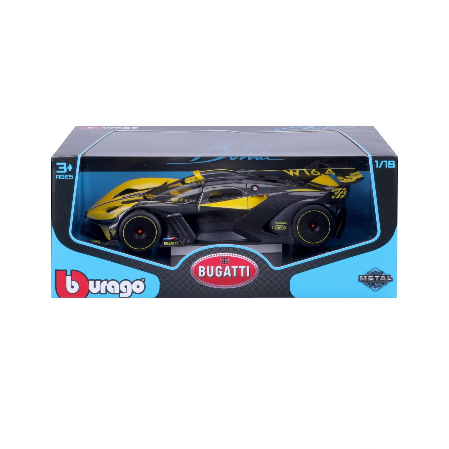 1:18 BUGATTI BOLIDE YELLOW