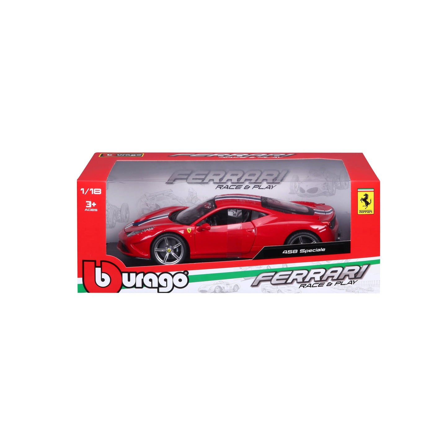 1:18 FERRARI RACE &amp; PLAY 458 SPÉCIALE
