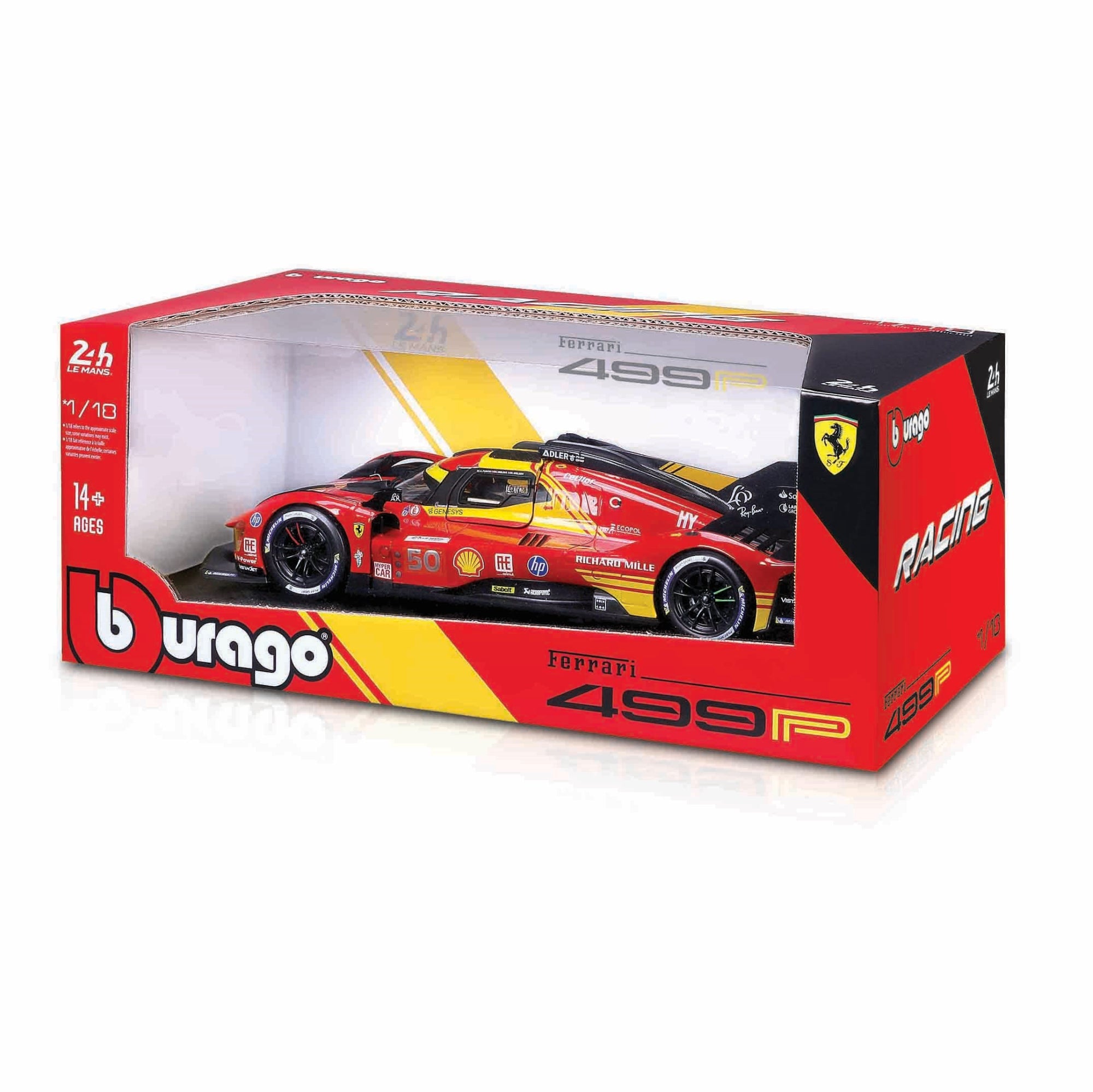 1:18 FERRARI RACING 499P 24H LE MANS HYPERCAR CHAMPION 2024 AF CORSE #50