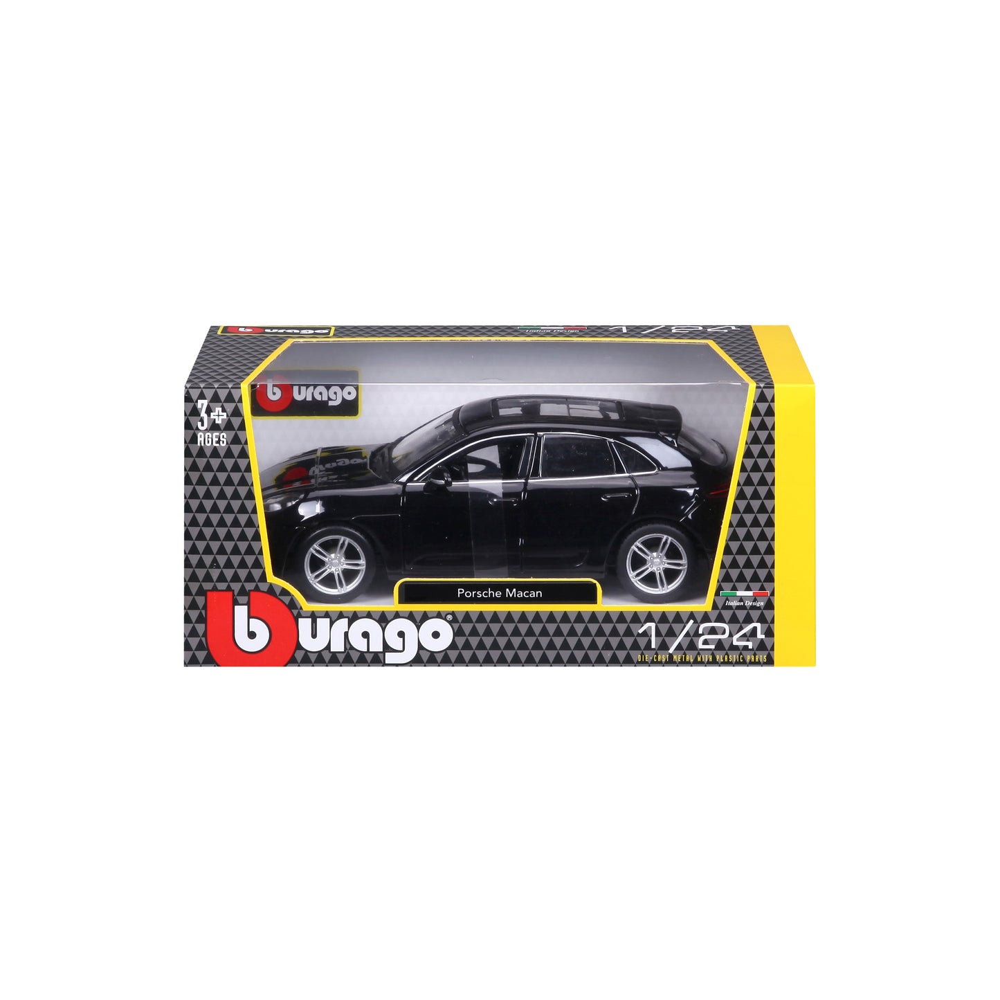 1:24 BLACK PORSCHE MACAN