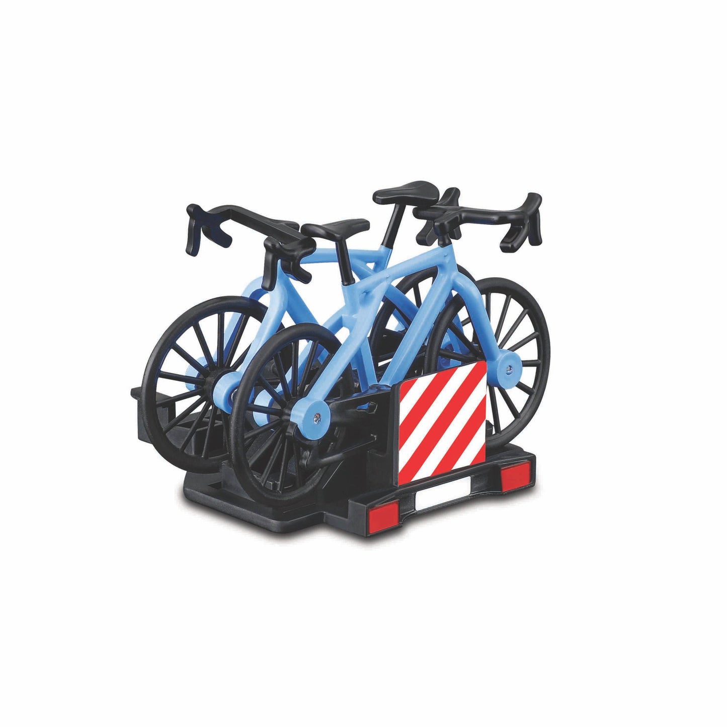1:24 FIAT 500E EUROTREK WITH BIKE RACK LIGHT BLUE