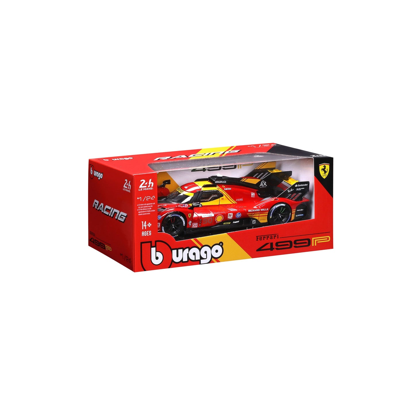 1:24 FERRARI RACING 499P 24H LE MANS HYPERCAR CHAMPION 2024 AF CORSE #50