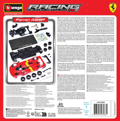 FERRARI 499P LE MANS HYPERCAR (#51) 1:24 RACE KIT