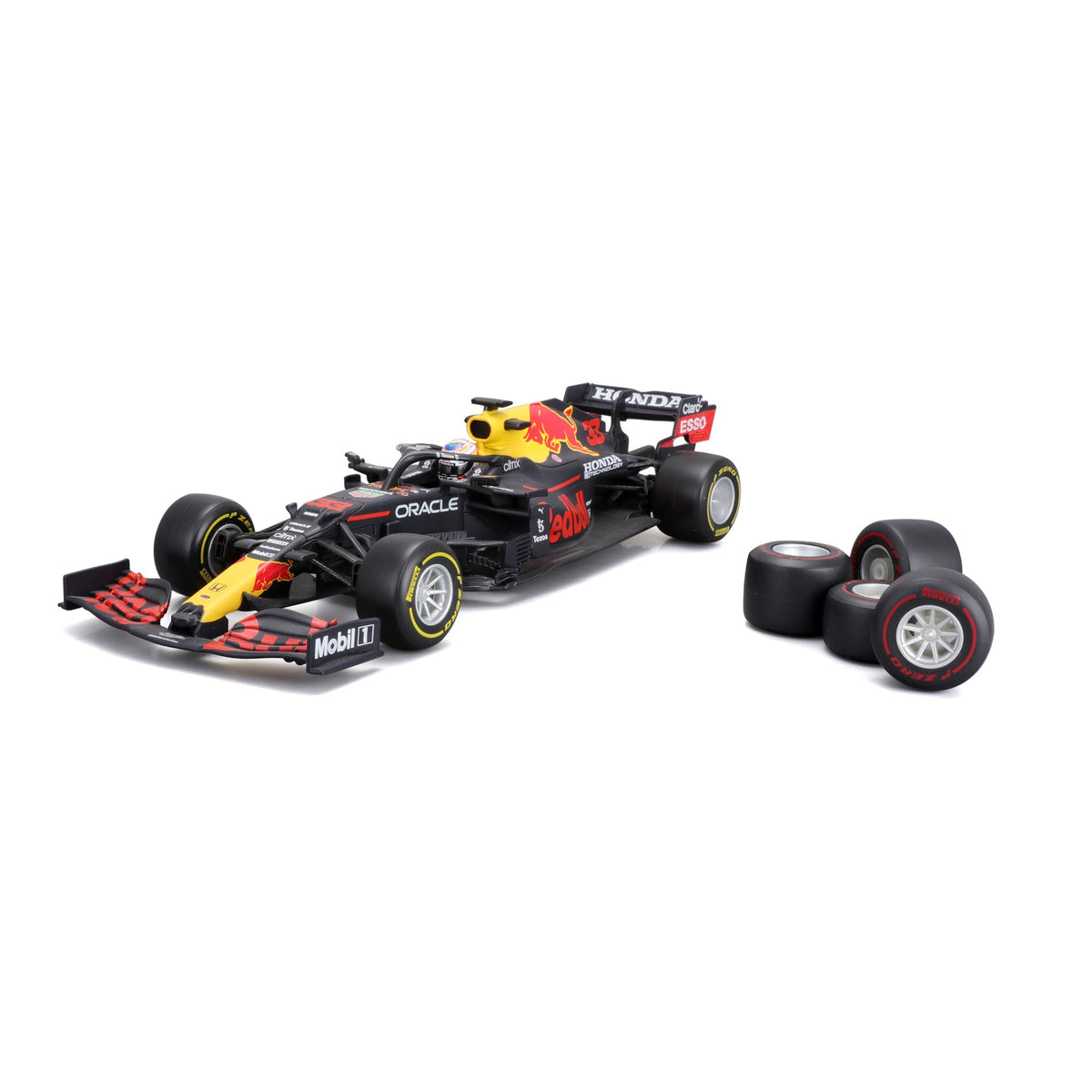 RED BULL F1 RACING CAR TIRE CHANGE (2021) 1:24 VERSTAPPEN PLAYSET
