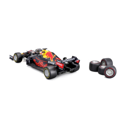 RED BULL F1 RACING CAR TIRE CHANGE (2021) 1:24 VERSTAPPEN PLAYSET