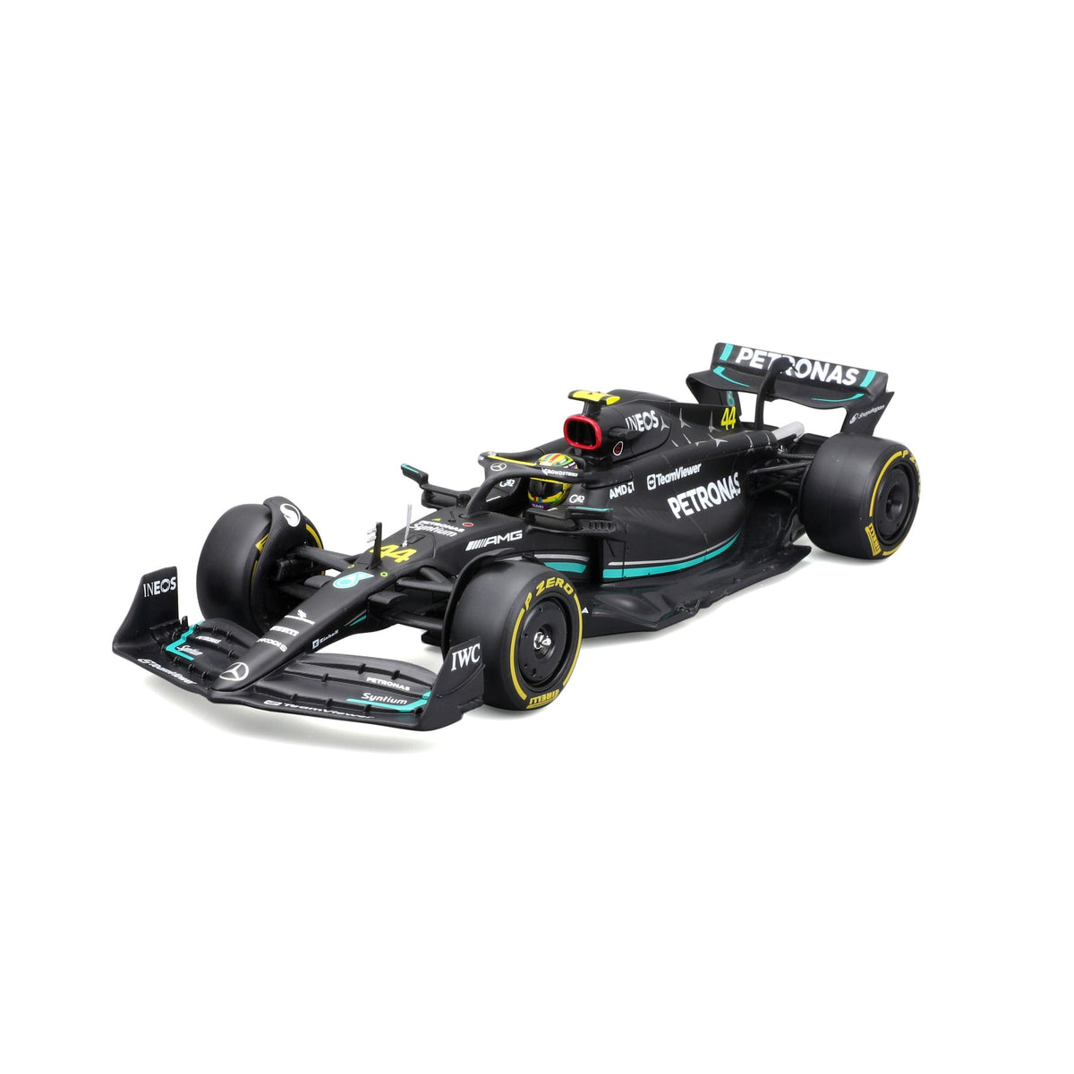 1:24 F1 MB W14 2023 WITH HAMILTON HELMET
