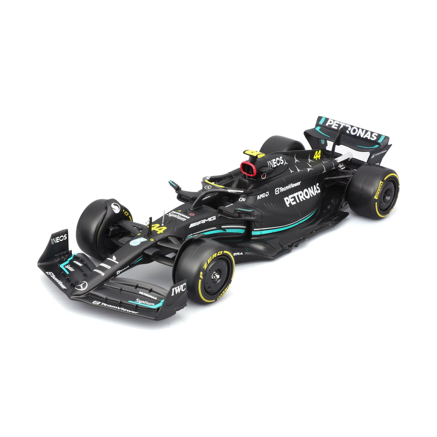 1:24 F1 MB W14 2023 WITH DRIVER FIGURE HAMILTON