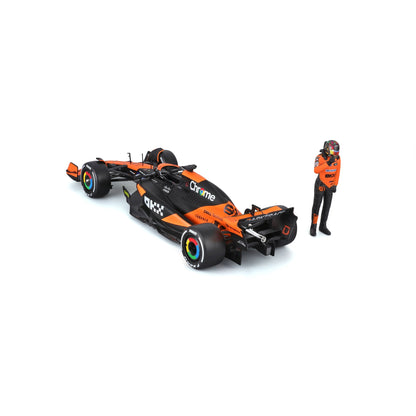 1:24 F1 MCLAREN MCL38 2024 WITH PIASTRI DRIVER FIGURE