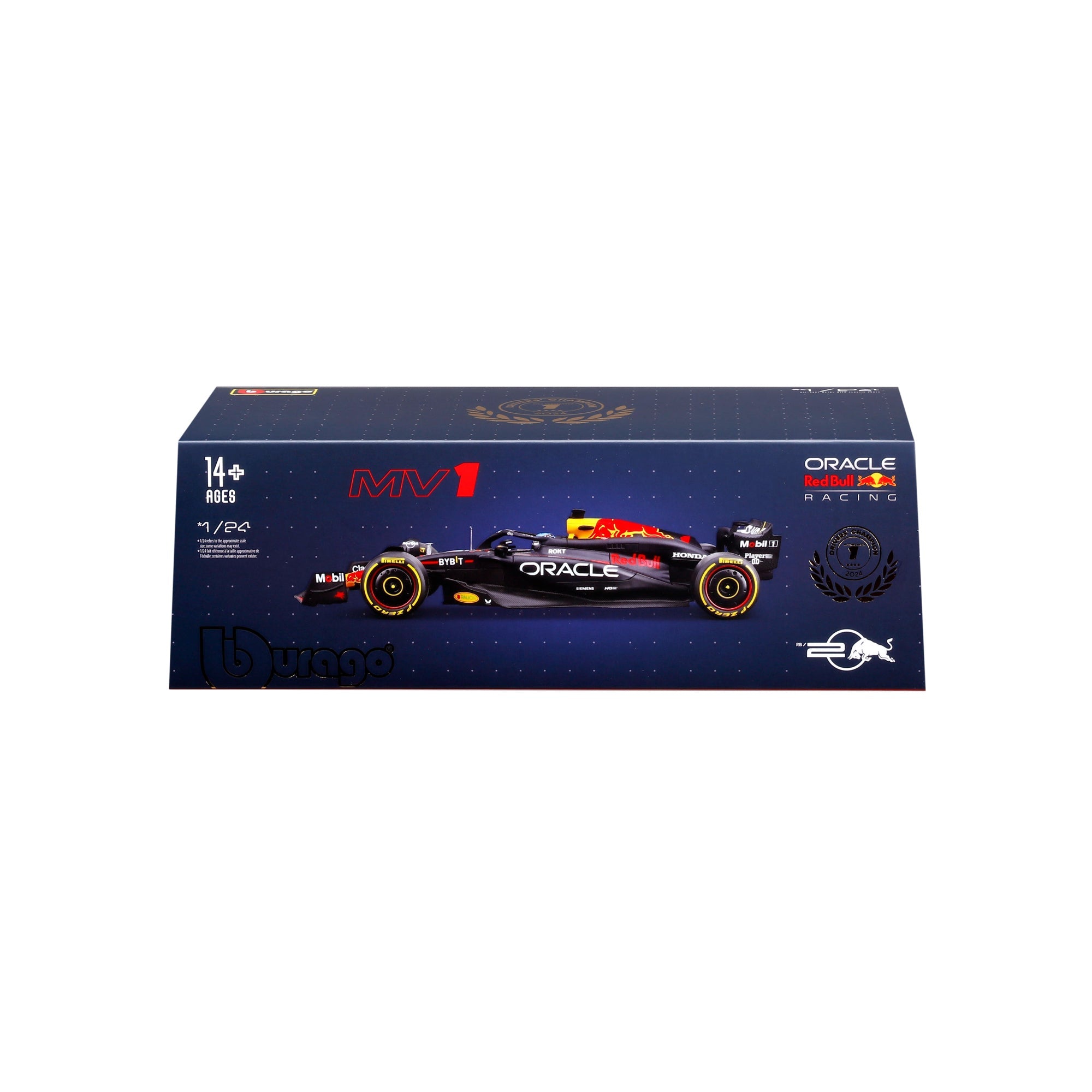 1:24 F1 RED BULL RACING RB20 2024 WITH VERSTAPPEN HELMET