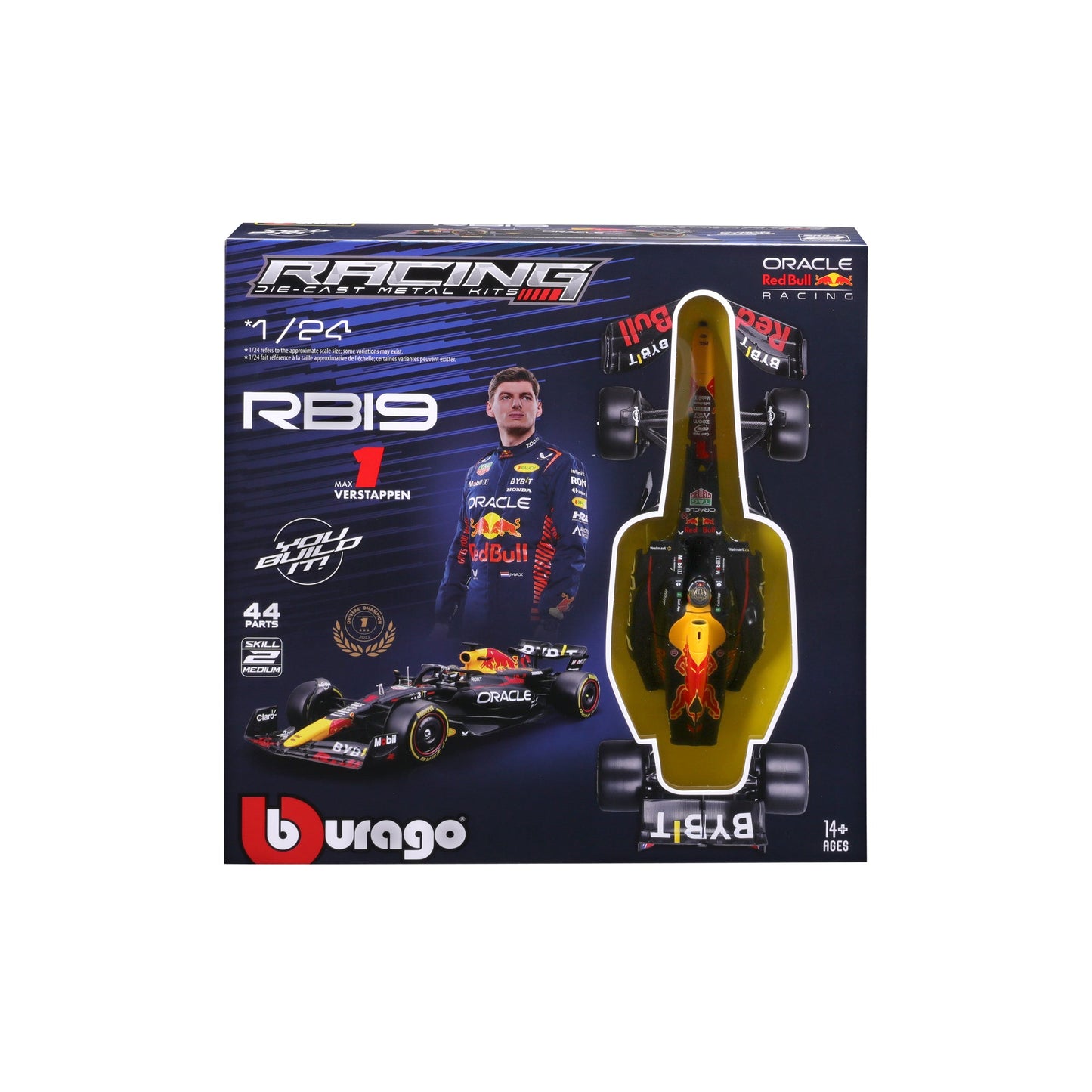F1 RED BULL RACING RB19 2023 VERSTAPPEN 1:24 MODEL KIT